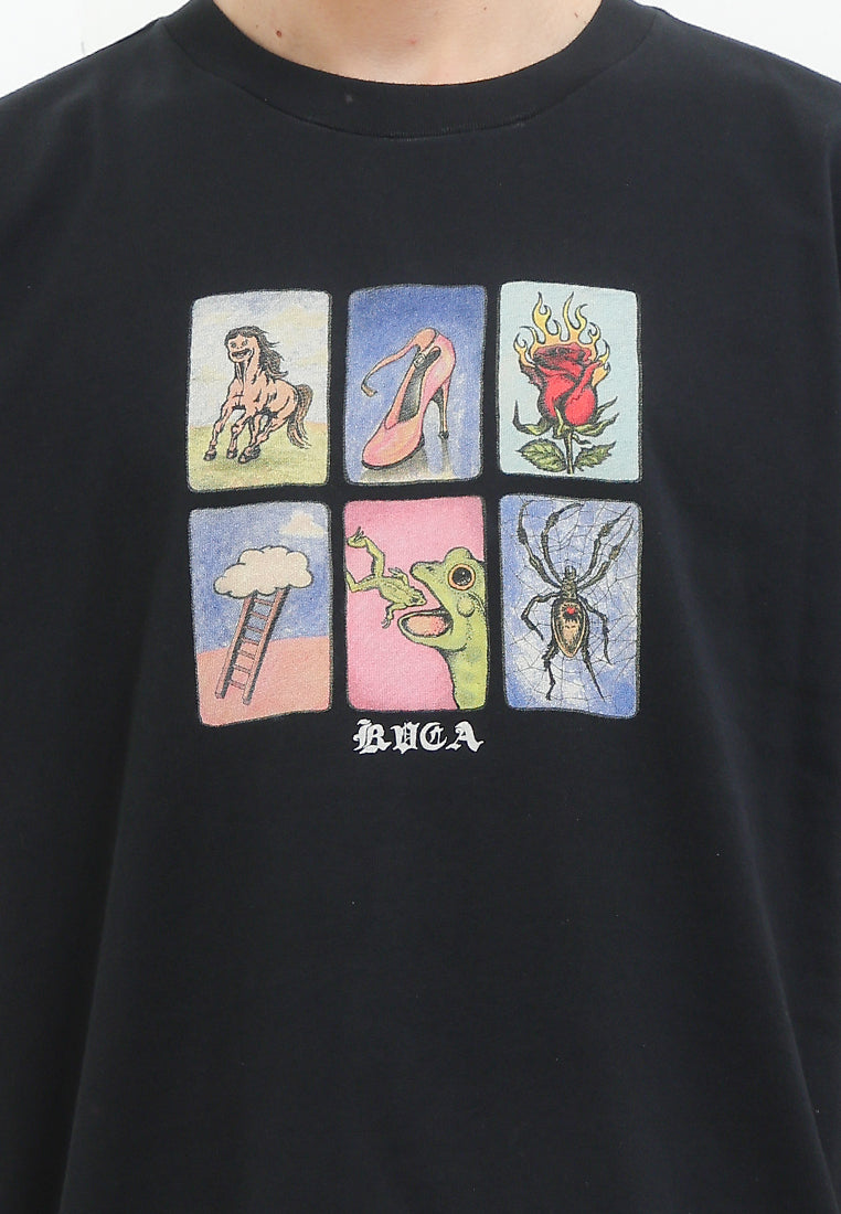 RVCA KSL SS TEE VALOCM137-RVB T-SHIRT SHORT SLEEVE (M)