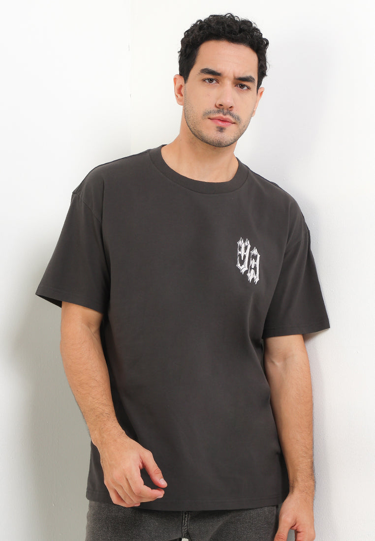 RVCA BENJ ALL SEEING SS TEE VALOCM138-PTK T-SHIRT SHORT SLEEVE (M)