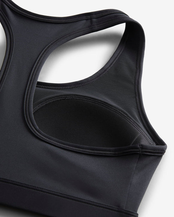 NIKE SWOOSH MEDIUM SUPPORT DX6821-010 SPORTS BRA (W)