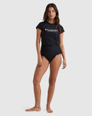 BILLABONG SOCIETY SHORT S UBJWR03027-BLK RASH GUARD SHORT SLEEVE (W)-2