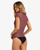 BILLABONG PACIFIC SS FOIL (ESP) UBJWR03097-ESP RASH GUARD SHORT SLEEVE (W)-4