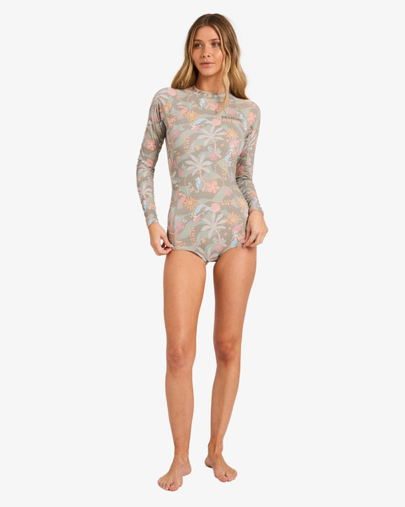 BILLABONG LOST IN PARADIS (SEG) UBJWR03099-SEG RASH GUARD LONG SLEEVE (W)