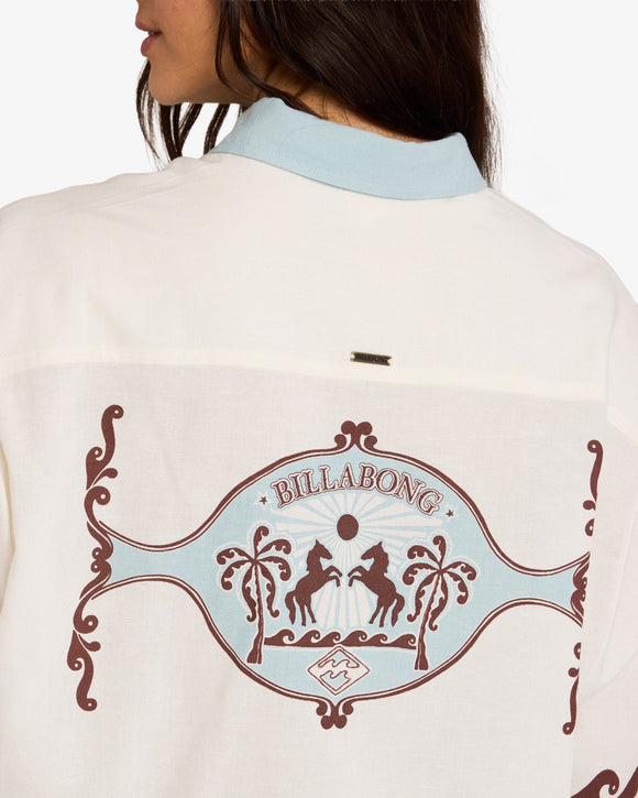 BILLABONG SURF COWGIRL (SCS1) UBJWT00282-SCS1 FASHION TOP SHORT SLEEVE (W)