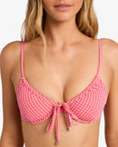 BILLABONG MINI WAVE CHECK (TNG) UBJX300732-TNG BIKINI TOP (W)-6