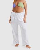 BILLABONG SUN LOVERS  CVUP WHT UBJX600105-WHT PANT (W)-2