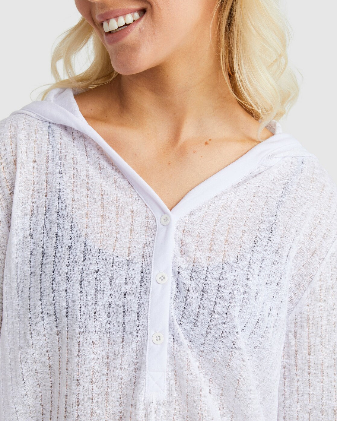 BILLABONG LOVECHILD UBJX600121-WHT SHIRT LONG SLEEVE (W)