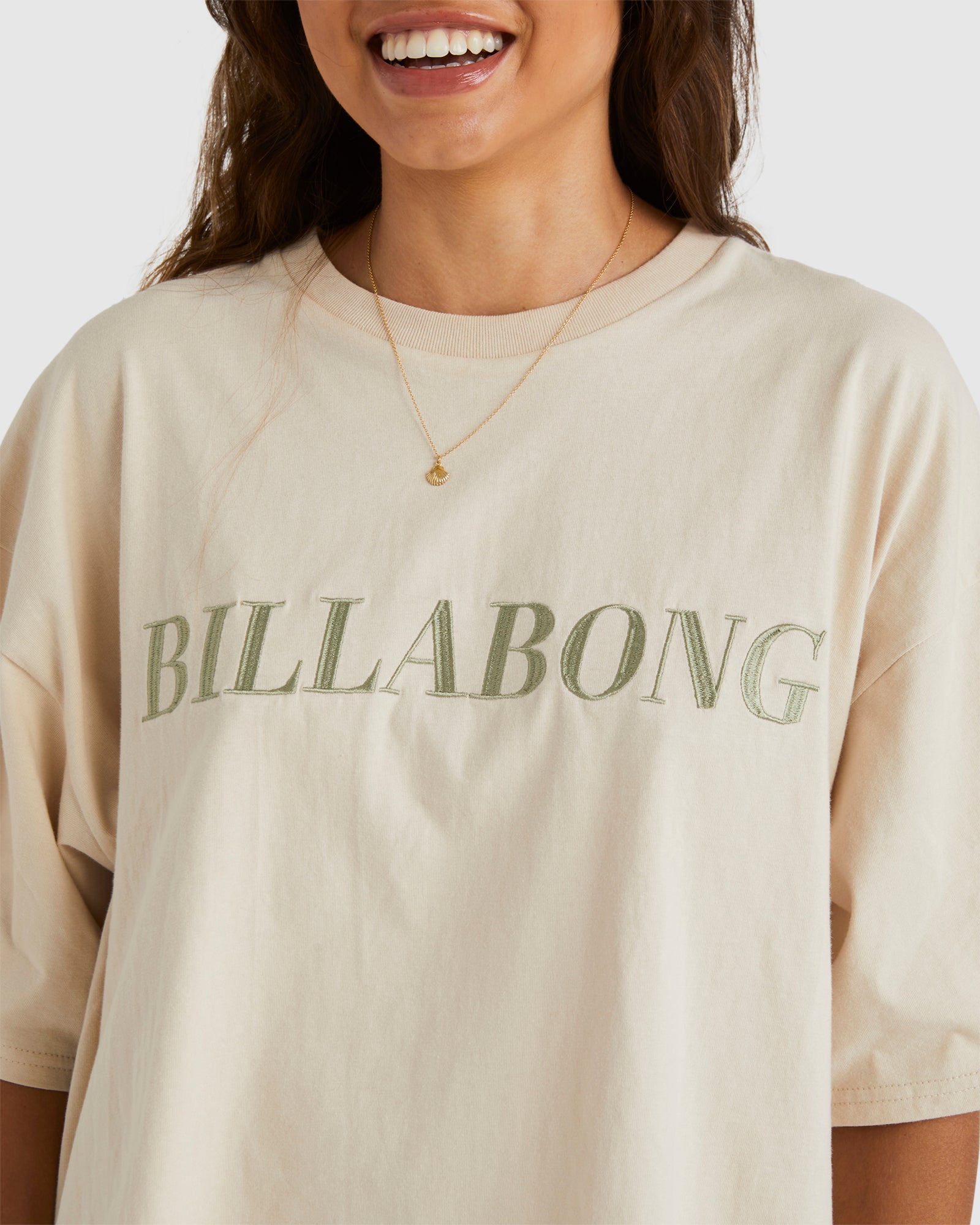 BILLABONG BASELINE TEE BBLOCW059-GEZ T-SHIRT SHORT SLEEVE (W)