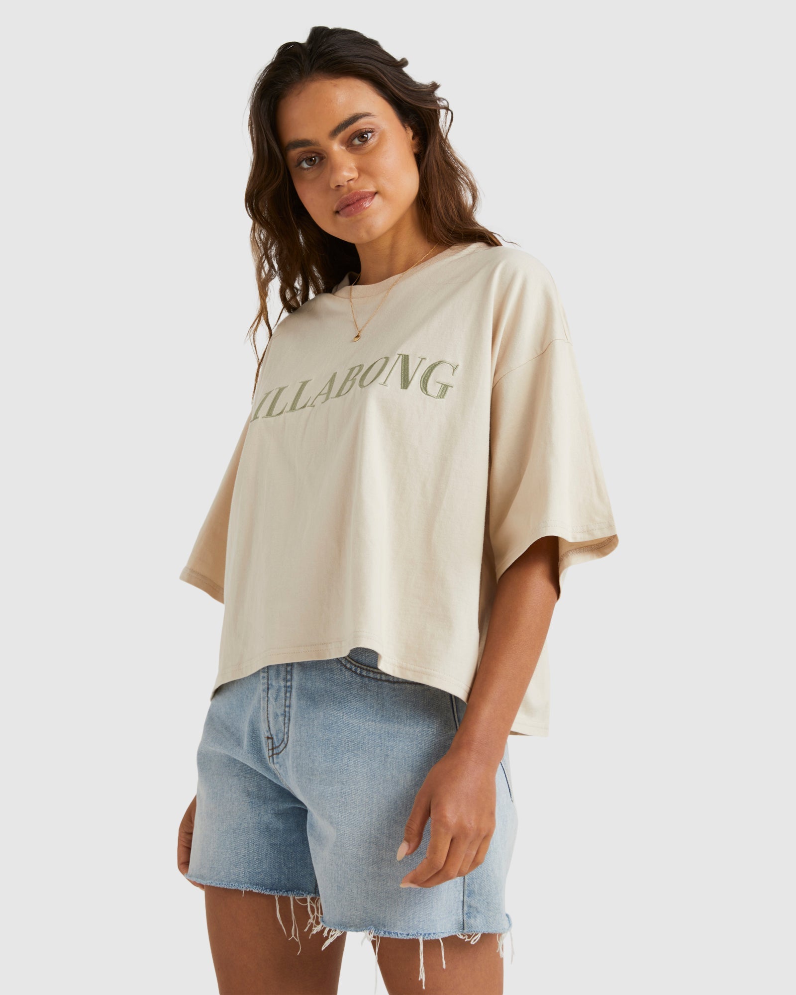 BILLABONG BASELINE TEE BBLOCW059-GEZ T-SHIRT SHORT SLEEVE (W)