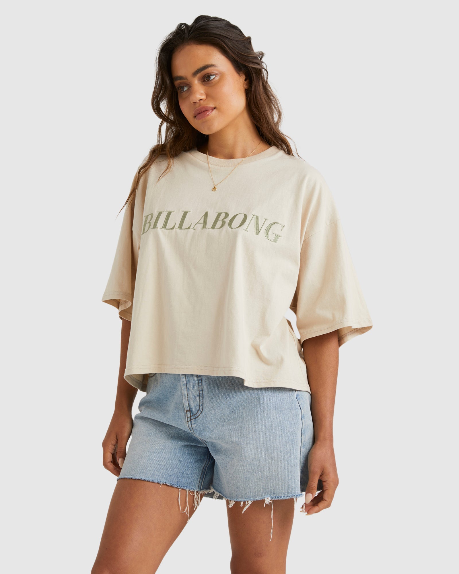 BILLABONG BASELINE TEE BBLOCW059-GEZ T-SHIRT SHORT SLEEVE (W)