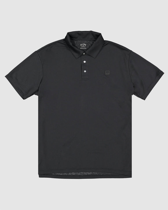 BILLABONG ADIV P UBYKT00137-BLK POLO T-SHIRT (M)