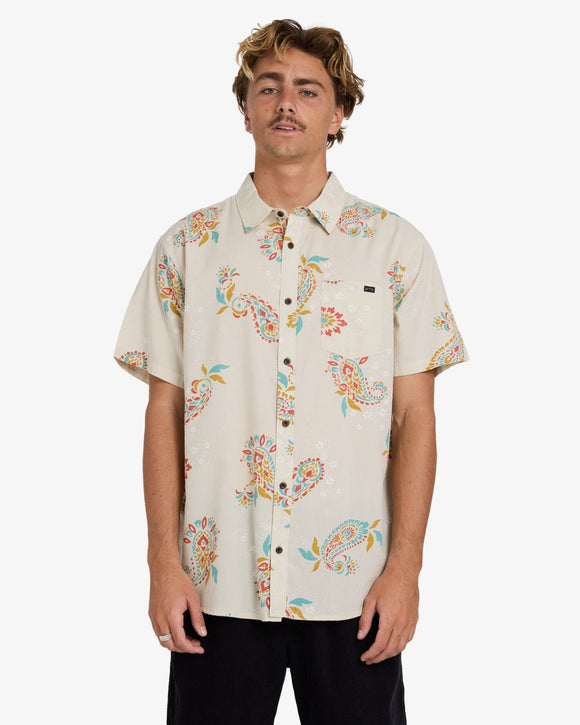 BILLABONG SUNDAYS SS (OAT) UBYWT00173-OAT SHIRT SHORT SLEEVE (M)