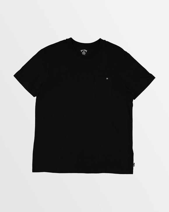 BILLABONG PREMIUM POCKET UBYZT00684-BLK T-SHIRT SHORT SLEEVE (M)