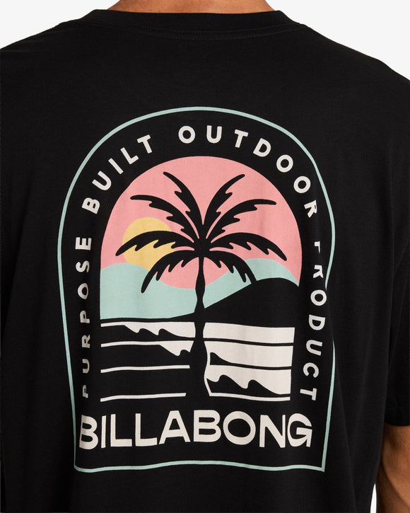 BILLABONG SUN DOWN ADIV P (BLK) UBYZT00896-BLK T-SHIRT SHORT SLEEVE (M)