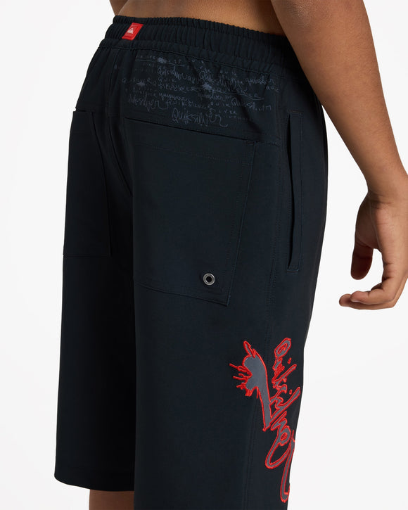 QUIKSILVER SCRAWL YOUTH 19 UQBJV03024-KVJ0 BOARDSHORT (YB)