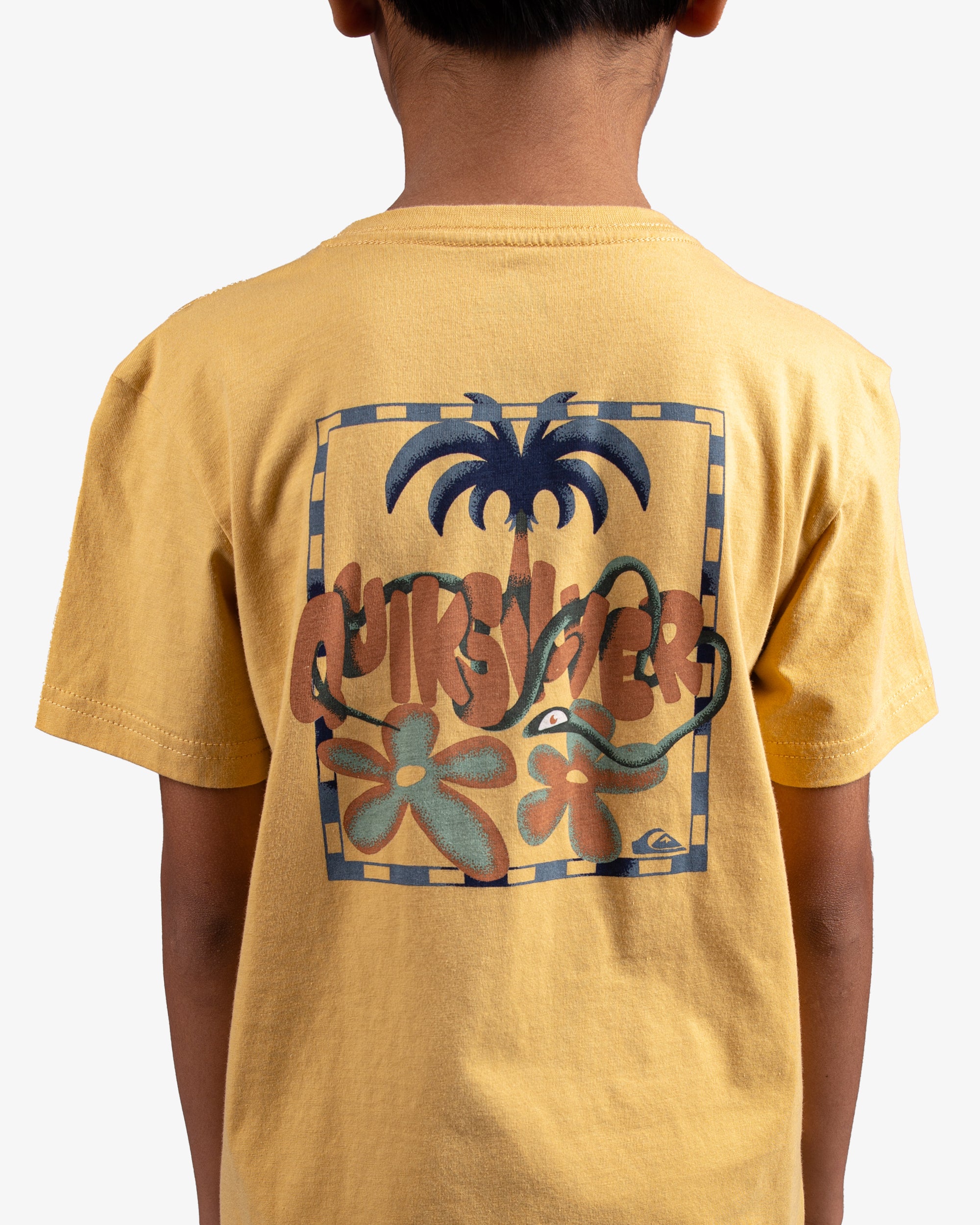 QUIKSILVER SUMMER BLOOM SS UQKZT03469-YHP0 T-SHIRT SHORT SLEEVE (YB)