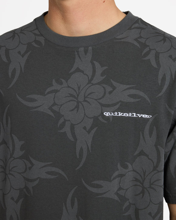 QUIKSILVER THORN KNIT TOP UQYKT03302-KVJ0 T-SHIRT SHORT SLEEVE (M)
