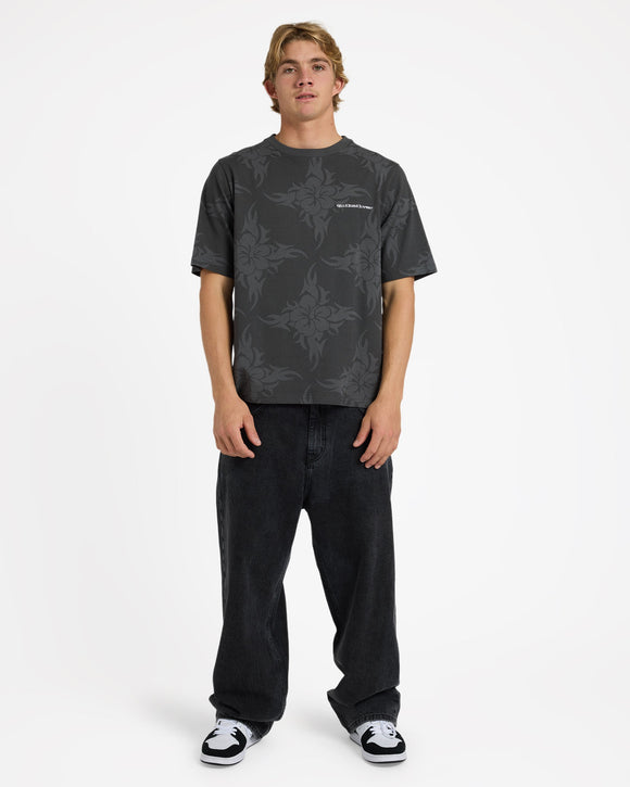 QUIKSILVER THORN KNIT TOP UQYKT03302-KVJ0 T-SHIRT SHORT SLEEVE (M)