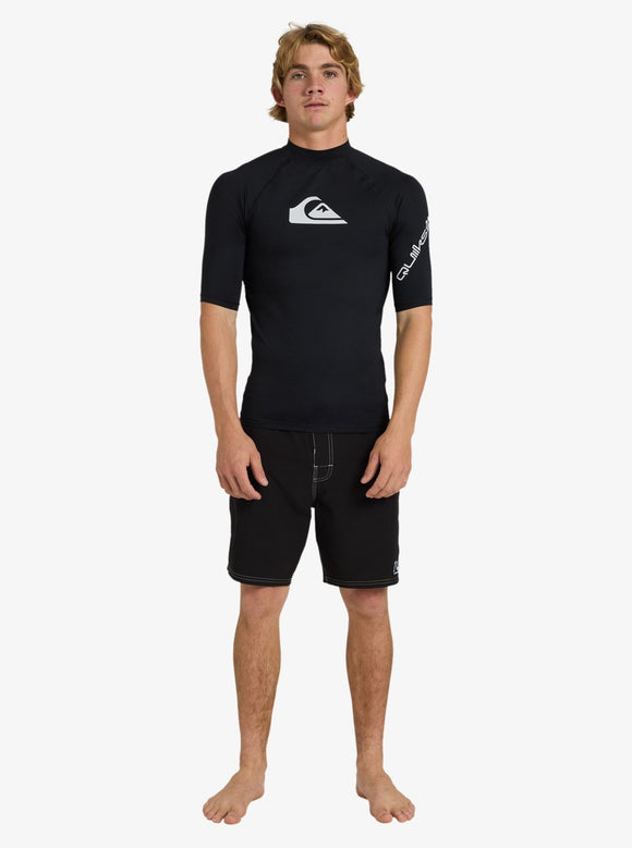 QUIKSILVER AllTimeSS ID UQYWR03152-KVJ0 RASH GUARD SHORT SLEEVE (M)
