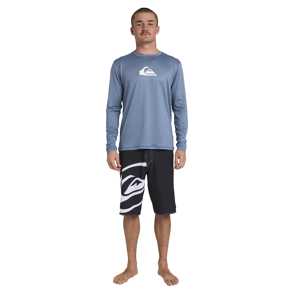 QUIKSILVER SolidStreak ID UQYWR03153-BND0 RASH GUARD LONG SLEEVE (M ...
