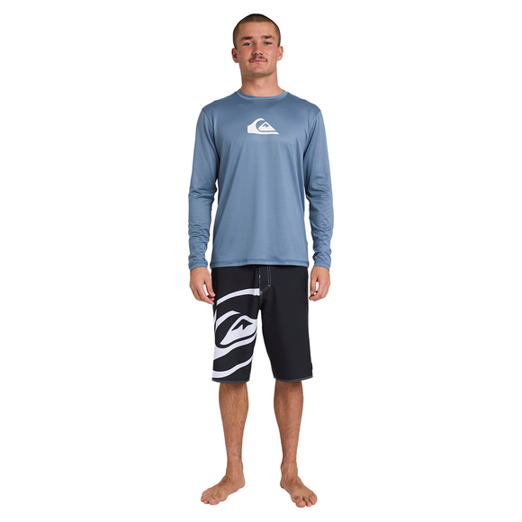 QUIKSILVER SolidStreak ID  UQYWR03153-BND0 RASH GUARD LONG SLEEVE (M)