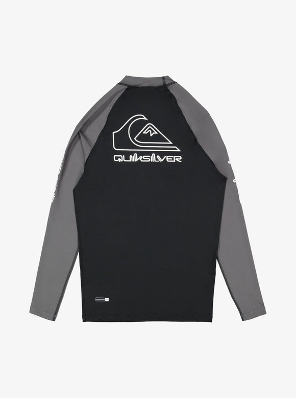 QUIKSILVER ONTOURLS UQYWR03168-KZM0 RASH GUARD LONG SLEEVE (M)