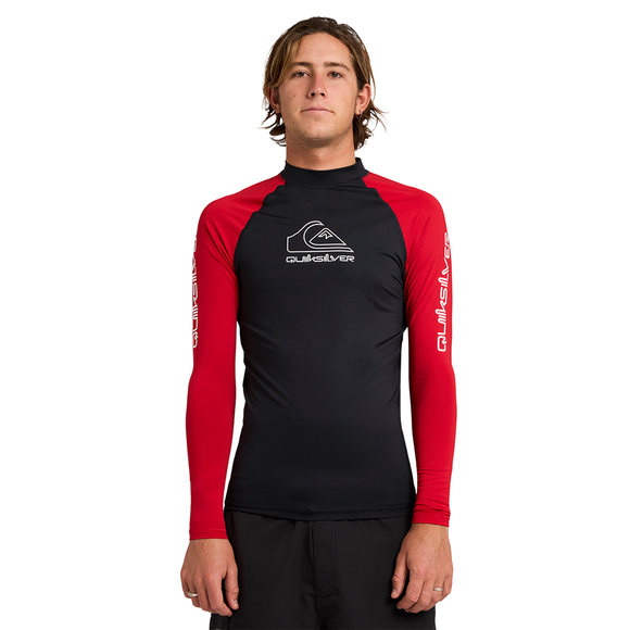 QUIKSILVER ONTOURLS  UQYWR03168-RZM0 RASH GUARD LONG SLEEVE (M)