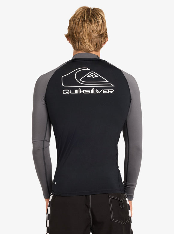 QUIKSILVER ONTOURLS UQYWR03168-KZM0 RASH GUARD LONG SLEEVE (M)
