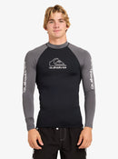 QUIKSILVER ONTOURLS UQYWR03168-KZM0 RASH GUARD LONG SLEEVE (M)-1