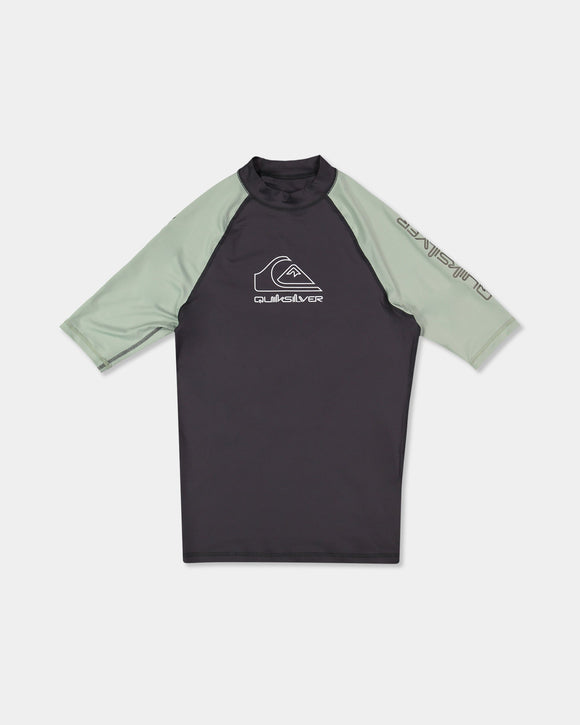 QUIKSILVER ONTOURSS UQYWR03169-GHG0 RASH GUARD SHORT SLEEVE (M)