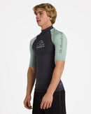 QUIKSILVER ONTOURSS UQYWR03169-GHG0 RASH GUARD SHORT SLEEVE (M)-3