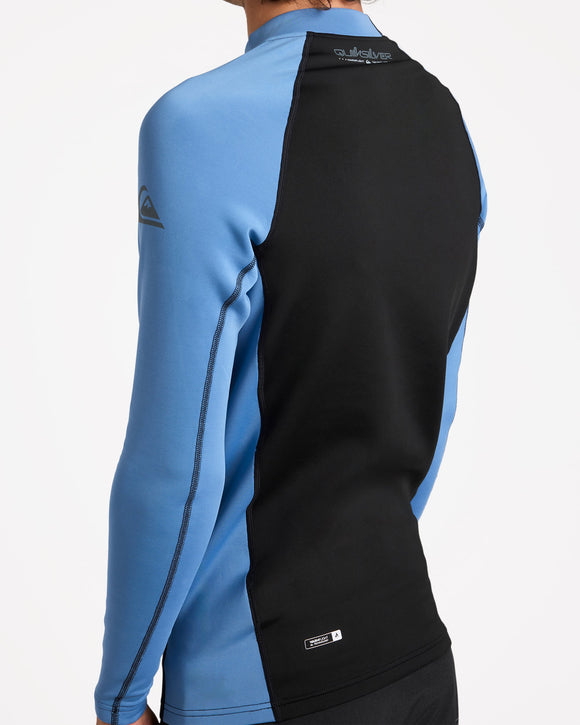 QUIKSILVER HEAT LS ID UQYWR03171-BLM0 RASH GUARD LONG SLEEVE (M)