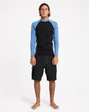 QUIKSILVER HEAT LS ID UQYWR03171-BLM0 RASH GUARD LONG SLEEVE (M)-1