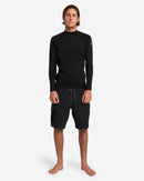 QUIKSILVER HEAT LS ID UQYWR03171-KVJ0 RASH GUARD LONG SLEEVE (M)-2