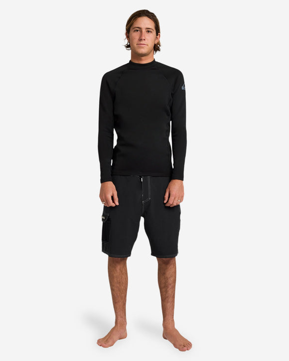 QUIKSILVER HEAT LS ID UQYWR03171-KVJ0 RASH GUARD LONG SLEEVE (M)