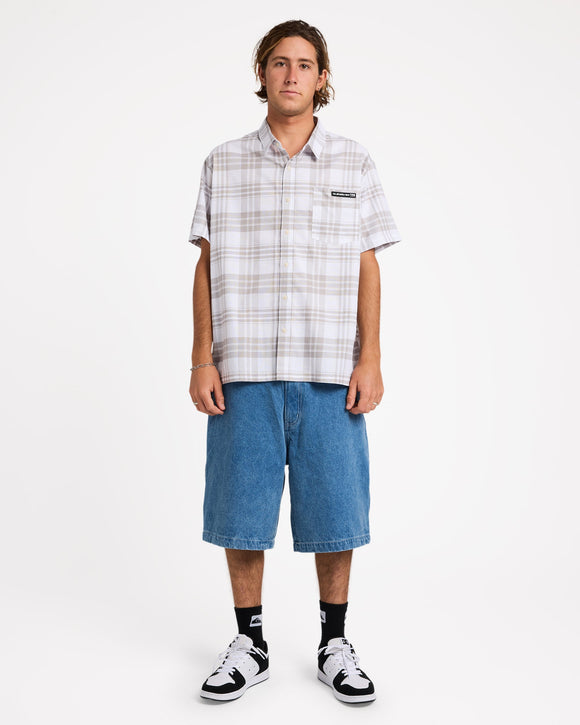 QUIKSILVER CAMPAIGN WOVEN UQYWT03113-WBS0 SHIRT SHORT SLEEVE (M)