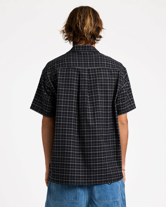 QUIKSILVER LIQUID WOVEN UQYWT03114-KVJ0 SHIRT SHORT SLEEVE (M)