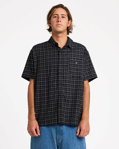QUIKSILVER LIQUID WOVEN UQYWT03114-KVJ0 SHIRT SHORT SLEEVE (M)