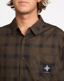 QUIKSILVER EDITION WOVEN UQYWT03116-KSN0 SHIRT LONG SLEEVE (M)-5