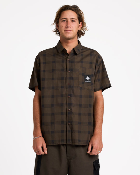 QUIKSILVER EDITION WOVEN UQYWT03116-KSN0 SHIRT LONG SLEEVE (M)
