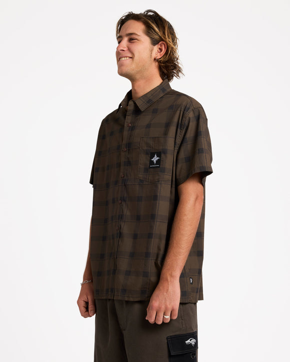 QUIKSILVER EDITION WOVEN UQYWT03116-KSN0 SHIRT LONG SLEEVE (M)