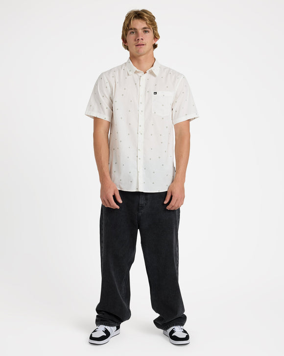 QUIKSILVER APERO CLASSIC UQYWT03127-WBK6 SHIRT SHORT SLEEVE (M)