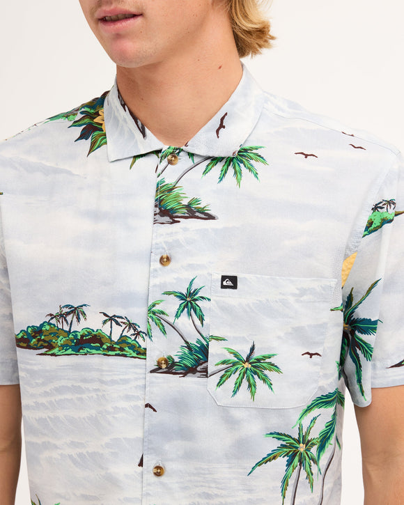 QUIKSILVER BEACH CLUB UQYWT03128-BFB6 SHIRT SHORT SLEEVE (M)