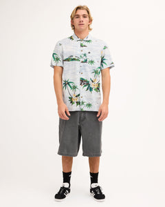 QUIKSILVER BEACH CLUB UQYWT03128-BFB6 SHIRT SHORT SLEEVE (M)