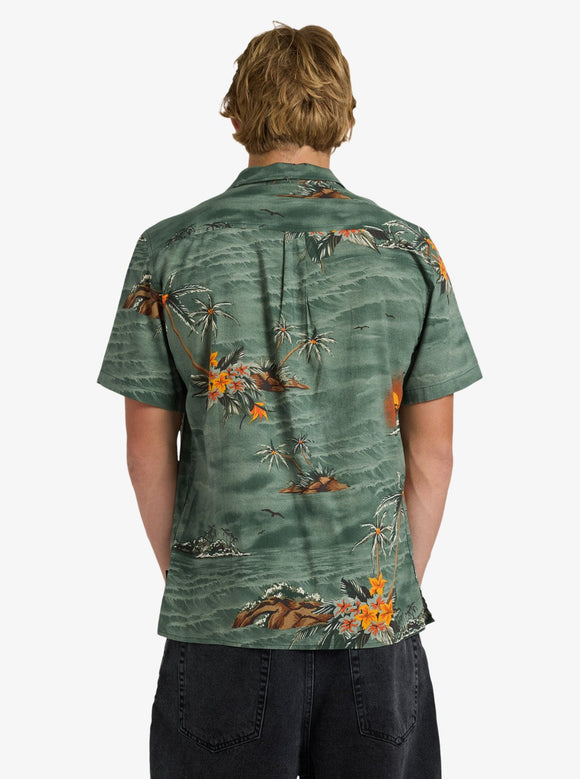 QUIKSILVER BEACH CLUB UQYWT03128-GRT6 T-SHIRT SHORT SLEEVE (M)