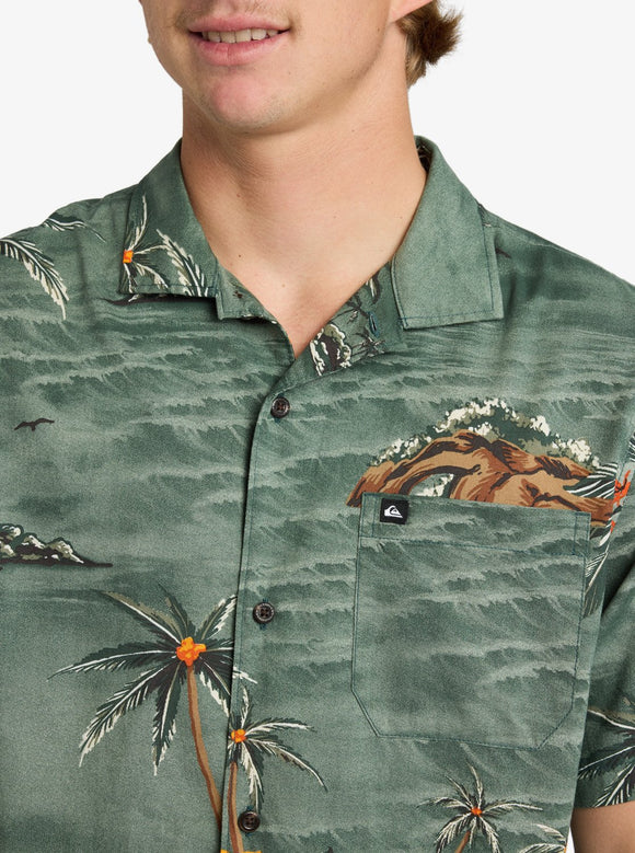 QUIKSILVER BEACH CLUB UQYWT03128-GRT6 T-SHIRT SHORT SLEEVE (M)