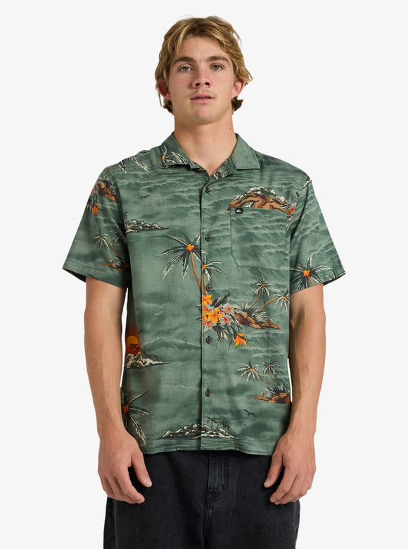 QUIKSILVER BEACH CLUB UQYWT03128-GRT6 T-SHIRT SHORT SLEEVE (M)