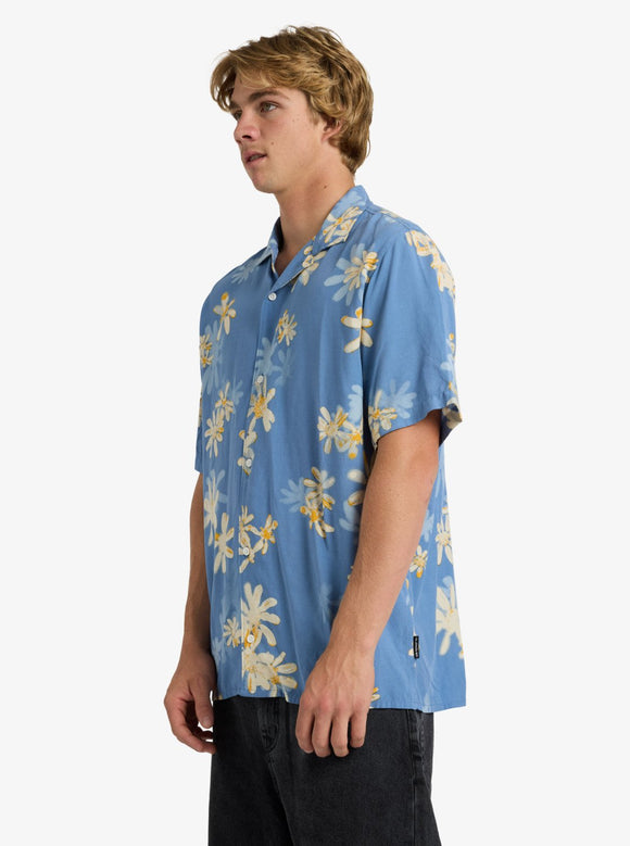 QUIKSILVER SAFE PARADISE UQYWT03130-BLM6 SHIRT SHORT SLEEVE (M)