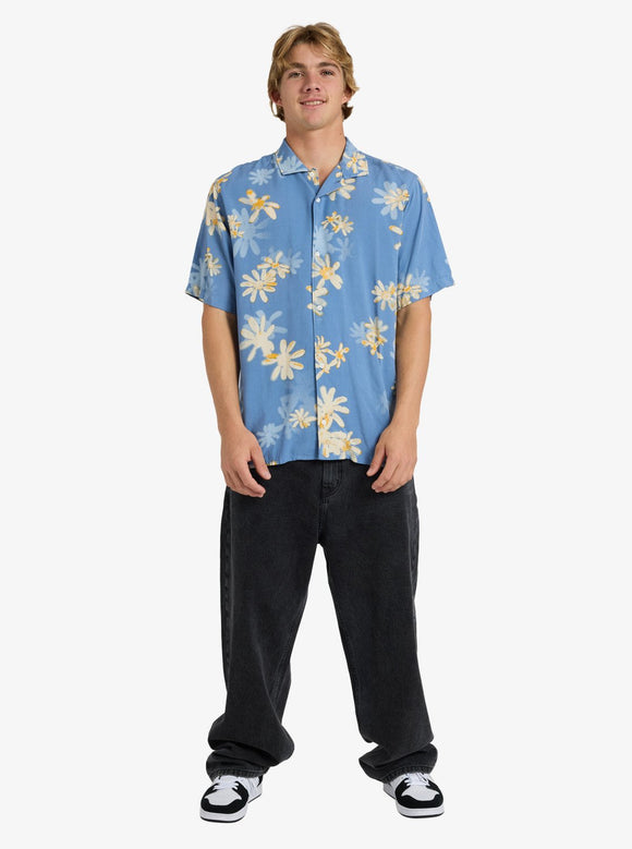 QUIKSILVER SAFE PARADISE UQYWT03130-BLM6 SHIRT SHORT SLEEVE (M)