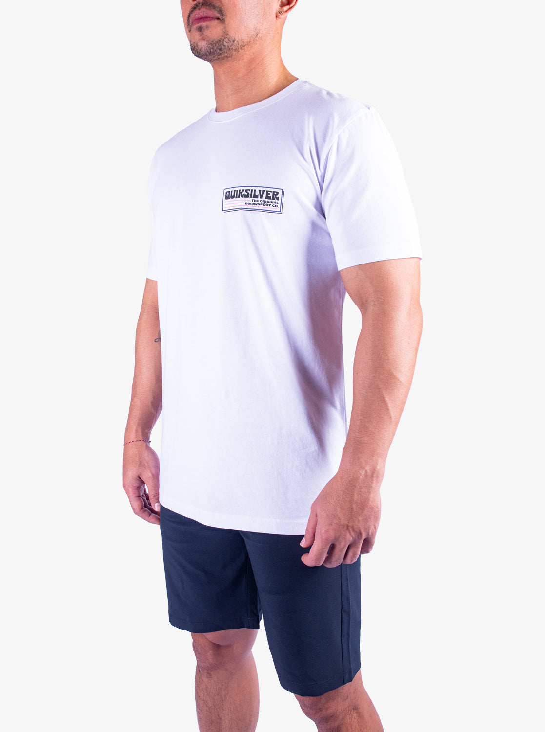 QUIKSILVER PALM SQUARE SS UQYZT05604-WBB0 T-SHIRT SHORT SLEEVE (M)