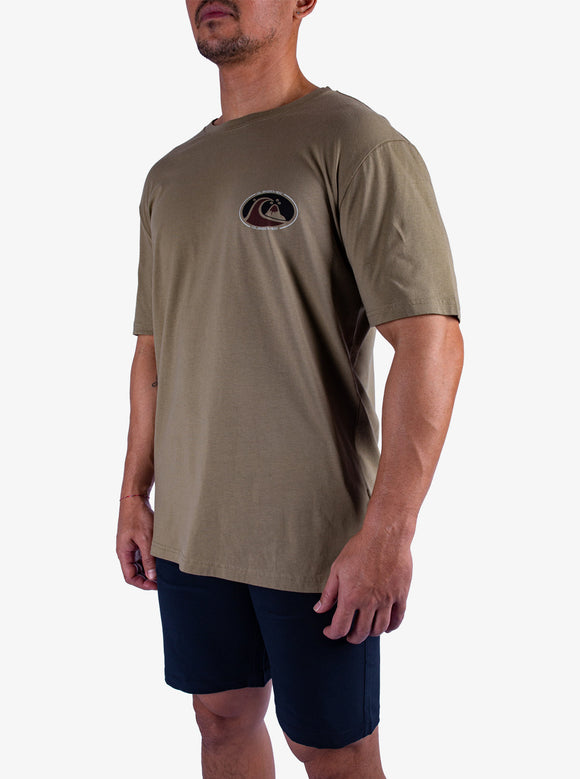 QUIKSILVER EV FLOWER CHAOS UQYZT05611-TMZ0 T-SHIRT SHORT SLEEVE (M)